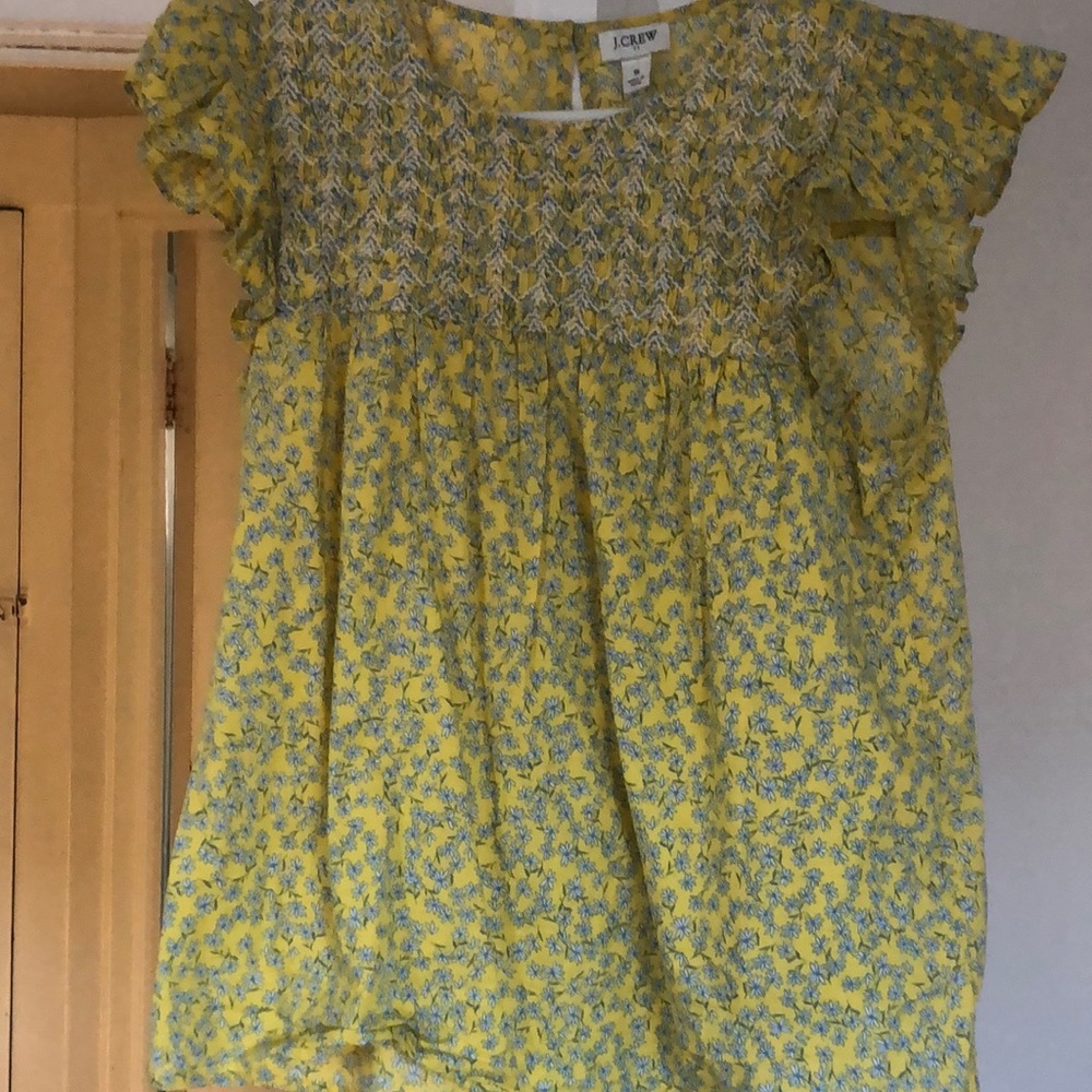 J Crew cotton floral top